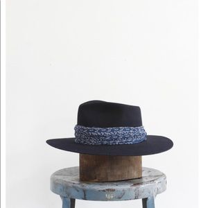 Janessa Leone Navy Hat